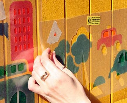 Как да си направим рисунки на ограда в страната със собствените си ръце, и фото идеи