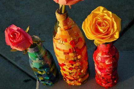 Как да си направим ваза със собствените си ръце, една купа с ръце за деца, детски занаяти снимка
