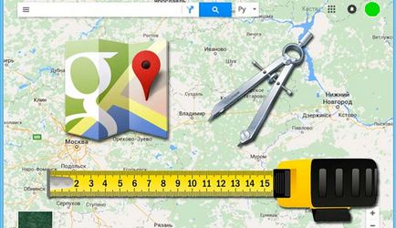 Google Карти - как да се измери разстоянието