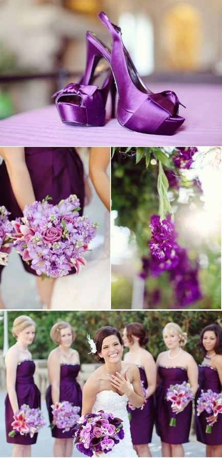 Красива лилава сватба