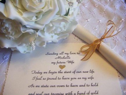 Красиви желанията на младоженците в собствените си думи