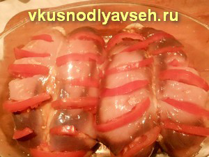 Пилешки гърди запечени с цели домати с чеснов сос, стъпка по стъпка рецепти снимки