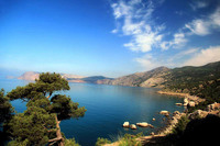 Море в Крим - Кримската крайбрежие плажове (Coast) Море в Крим - Кримската крайбрежие плажове
