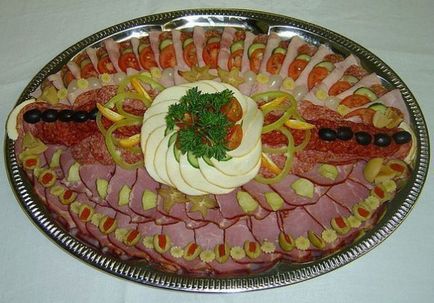 Месо и колбаси рязане, снимки