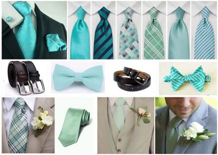 Мента сватба или сватба в цвят мента - дизайнерски идеи, образът на булката и младоженеца, фото