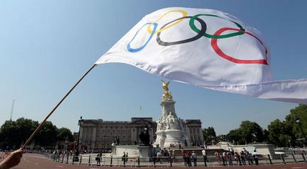 Олимпийски флаг - това символизира