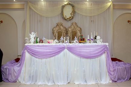 Оригиналният сватбата в лилав цвят или малки неща, за да ви помогне да направите празник светъл и