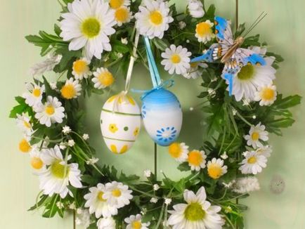 Великден венец с ръцете си (Великден венец от клонки) Великден венец с ръцете си
