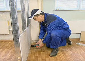 Гипсокартон стени със собствените си ръце - инструкции стъпка по стъпка да работят за напредъка