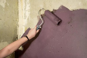 Боядисване бетон с ръцете си, отколкото да рисува повърхността на бетона
