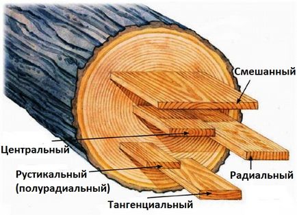 Рязане на дървета етапи и видове трион