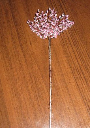 Sakura майстор топчета клас и тъкат диаграма (череша топчета) Сакура топчета цех и схема за тъкане
