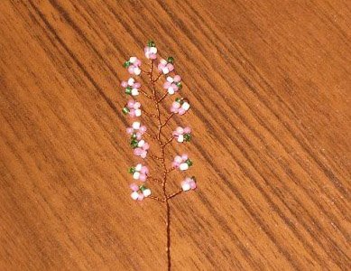 Sakura майстор топчета клас и тъкат диаграма (череша топчета) Сакура топчета цех и схема за тъкане