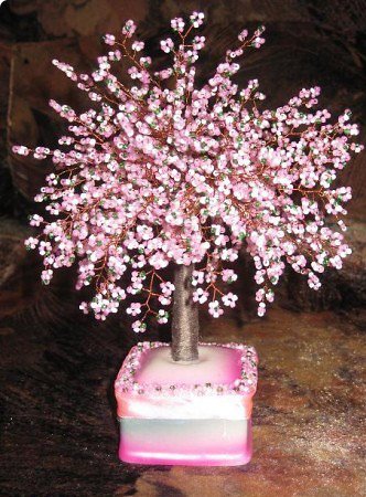 Sakura майстор топчета клас и тъкат диаграма (череша топчета) Сакура топчета цех и схема за тъкане