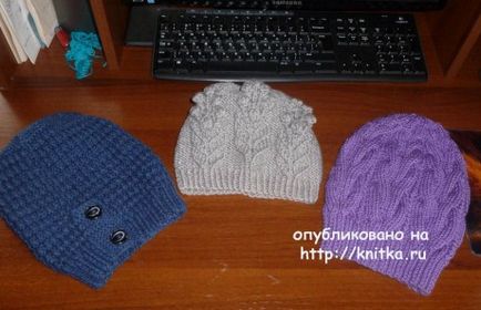 спици шапки, повече от 30 модела с описание на плетиво за жени