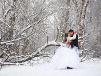 Зимна сватба - фотосесия