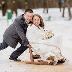 Зимни сватбени идеи за фотосесии, сватбена фотосесия през зимата на улицата Фото идеи за снимката, и не само