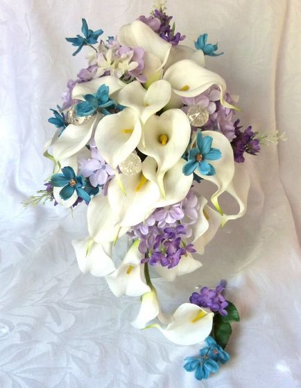 Сватбен букет от лилии - най-добрите варианти и комбинации