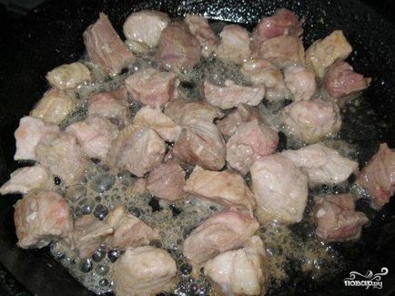 Свинско с червен пипер - стъпка по стъпка рецепта със снимки на