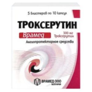 Показан, капсули инструктаж, цени, отзиви, аналози (троксерутин) Показан, капсули инструктаж, цена, ревюта, аналози