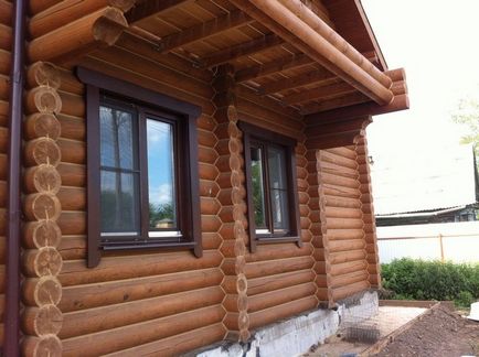 Монтаж на прозорци в дървена къща