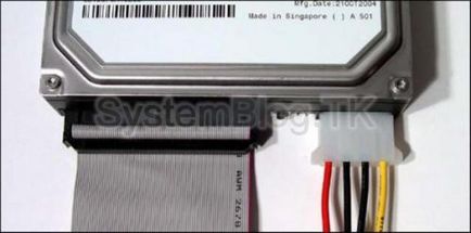 Инсталиране на твърдия диск на компютър, IDE (ATA) и SATA