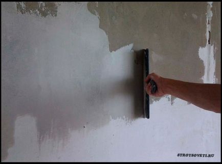 Подравняване стена шпакловка - технология на работа