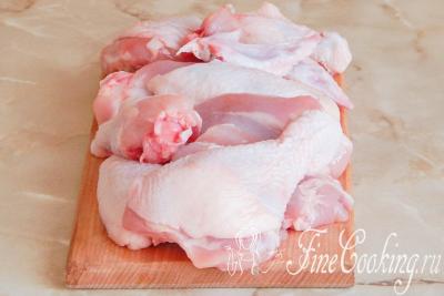 Печено пиле на тиган - рецептата със снимка