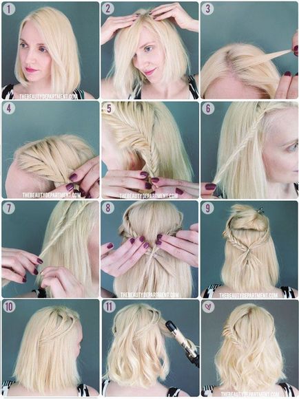 12 прически за къса коса у дома