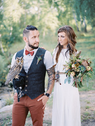 9 Wedding Style младоженци изображения в подробности и примери
