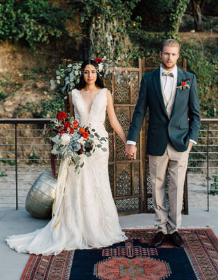 9 Wedding Style младоженци изображения в подробности и примери
