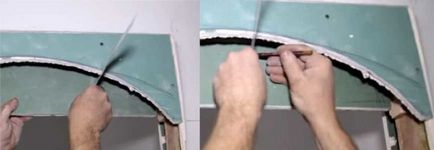 Арх изработени от гипсокартон с ръцете си интериор, врата (арка) Арх изработени от гипсокартон с ръцете си интериор, врати