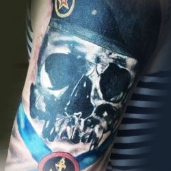 Военни татуировка означава, снимки, скици