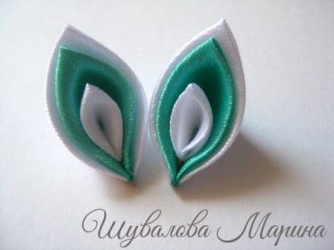Butterfly на сатенени панделки, майсторски клас (магистър) Butterfly на сатенени панделки, майсторски клас