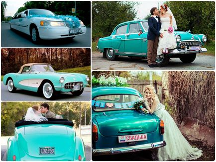 Turquoise сватбена украса и снимка