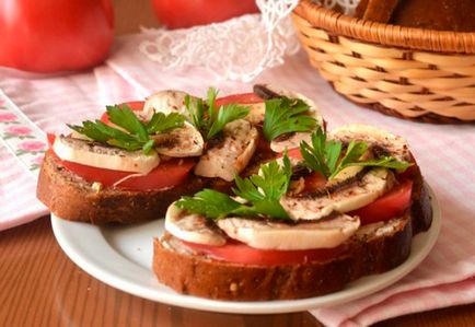 Сандвичи с домати - най-добрите рецепти - Как да се готви вкусно