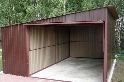 Какво и как да се затворят гаража, какъв материал за покриване на покриви, за да изберете, фото и видео инструкции