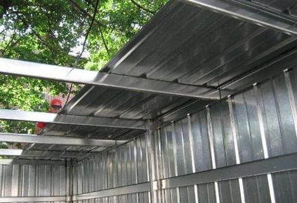 Какво и как да се затворят гаража, какъв материал за покриване на покриви, за да изберете, фото и видео инструкции