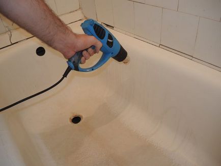 Какво и как да се запечата надробена емайл баня с ръцете си
