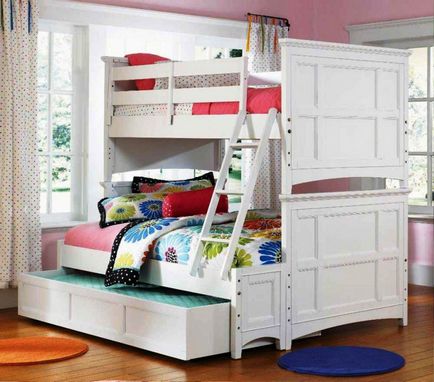 Дизайн на детето стая за две деца от различен стил пола и дизайн (50 снимки)