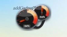 Gadget класически черен процесора (стилен) Gadget класически черен процесора