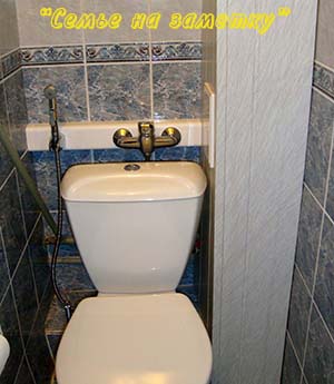 Хигиенни душ тоалетна биде вместо