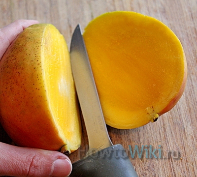 Как да се яде манго 6 стъпки (снимки и видео)