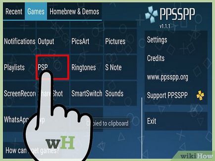 Как се играе на PSP игри за Android приложения, използващи ppsspp