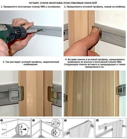 Как да се залепи PVC панел на стената с течни пирони