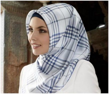 Колко е красиво вратовръзка шал в мюсюлманския