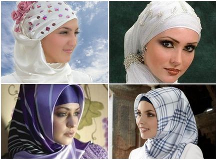 Колко е красиво вратовръзка шал в мюсюлманския