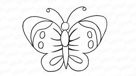 Как да се направи красива пеперуда етапи молив