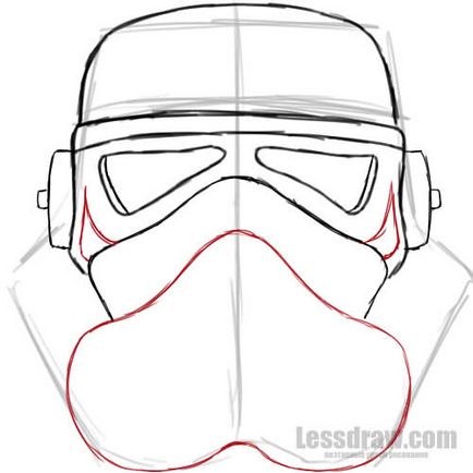 Как да се направи stormtrooper от Star Wars на етапи, lessdraw