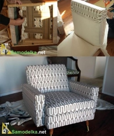 Как да се актуализира един стар стол или диван - промяна себе си отрежете
